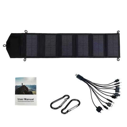 6-Fold 800W Portable Solar Panels Foldable Solar Panel Charger USB 5V DC Full Time Power Solar Panel Mobile Power Supply